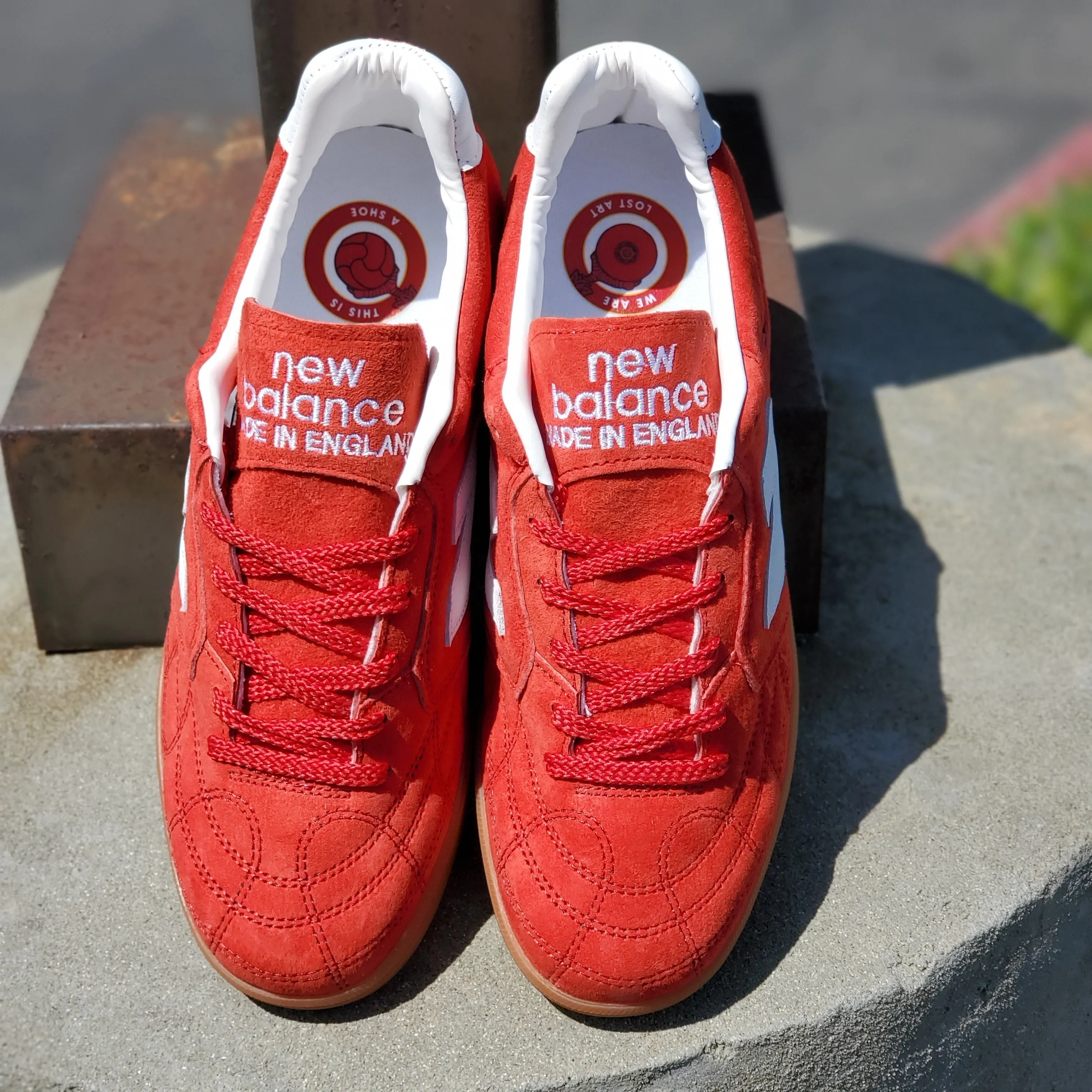 Lost Art X New Balance EPICTRLA - Made In UK Red Gum