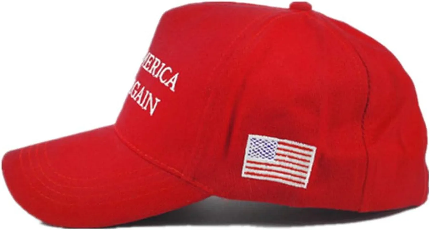 MAGA Hat 45-47 Make America Great Again Donald Trump with USA Flag Cap Adjustable 2024 Keep America Great Baseball Hat