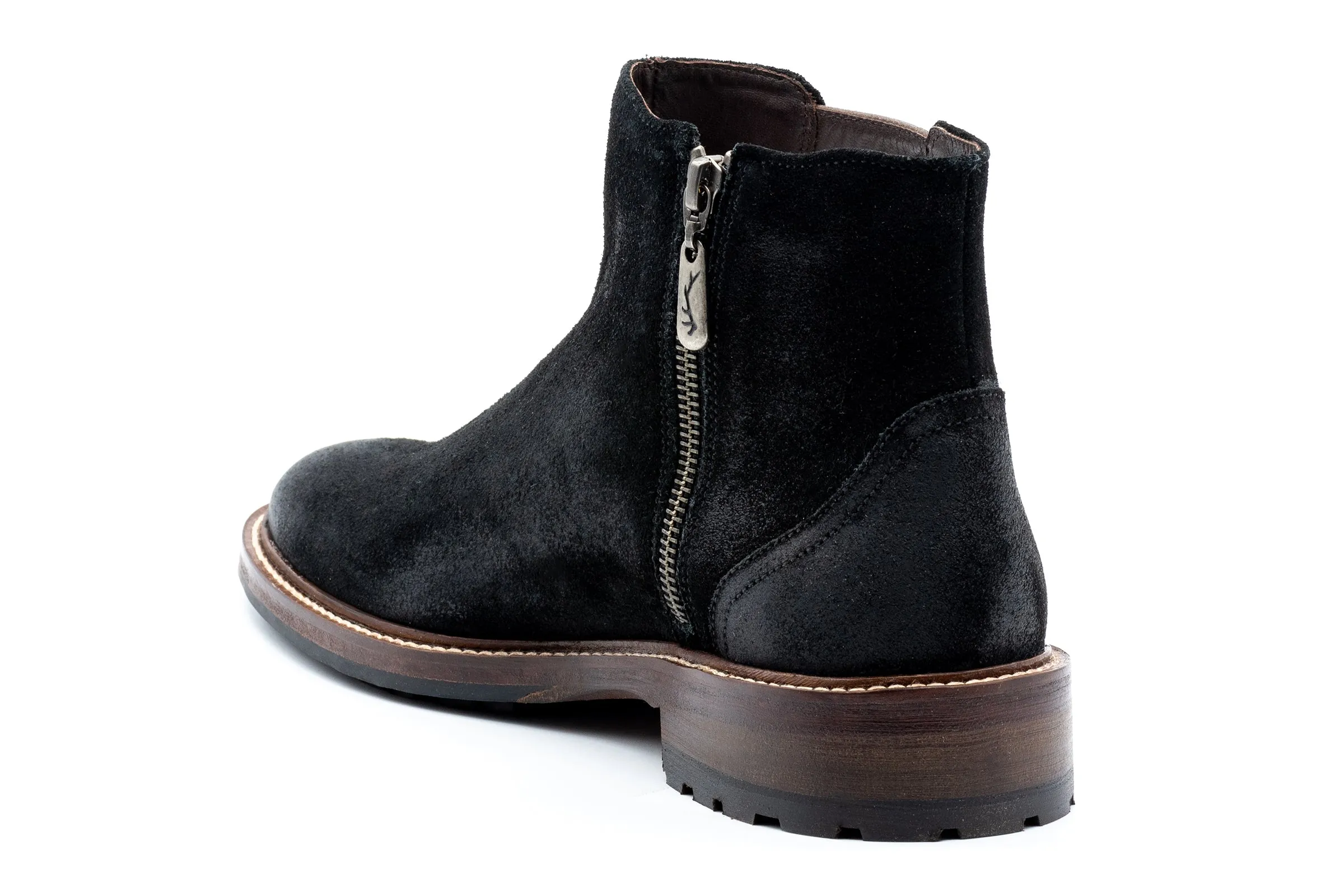 McKinley Suede Boots - Black