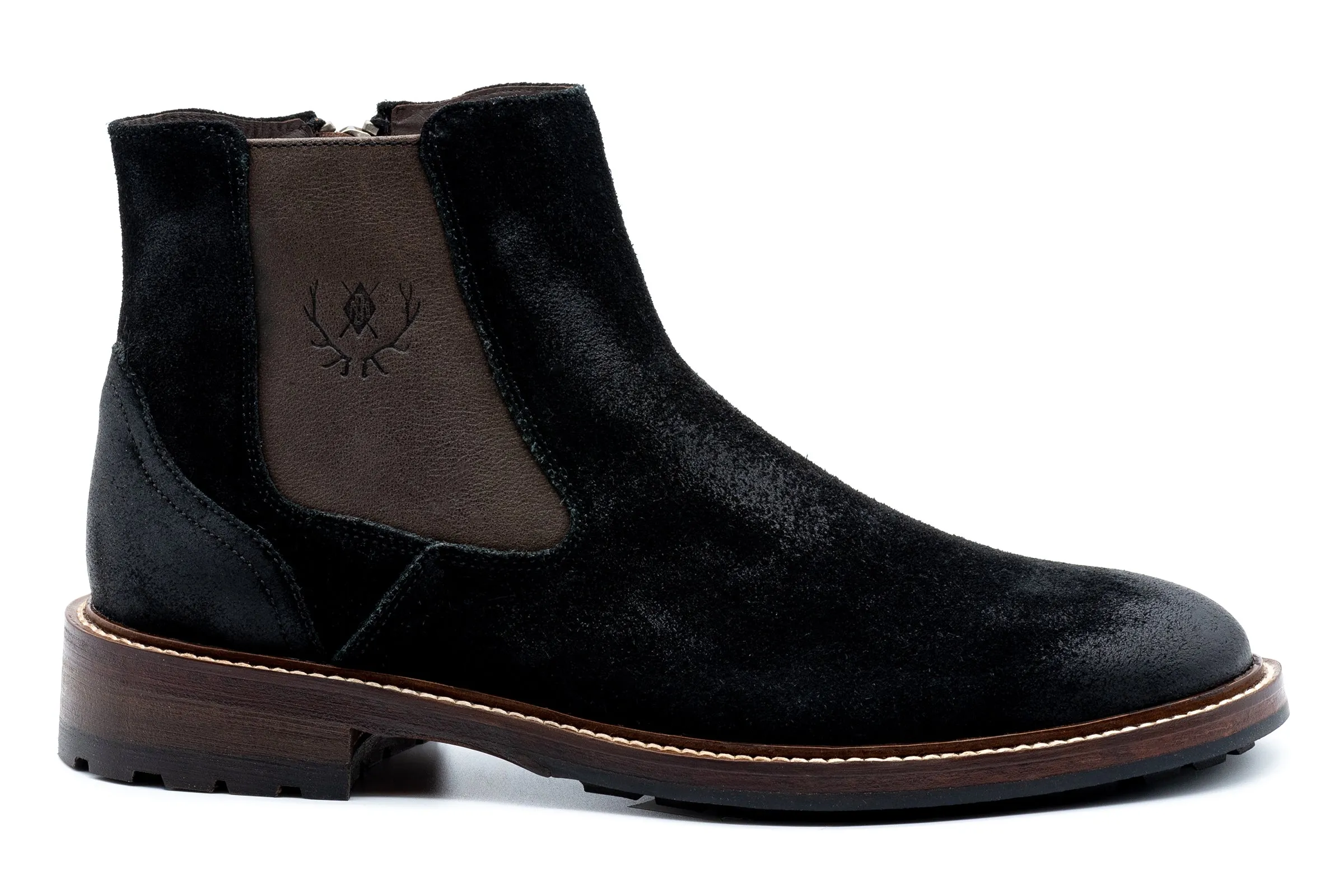 McKinley Suede Boots - Black