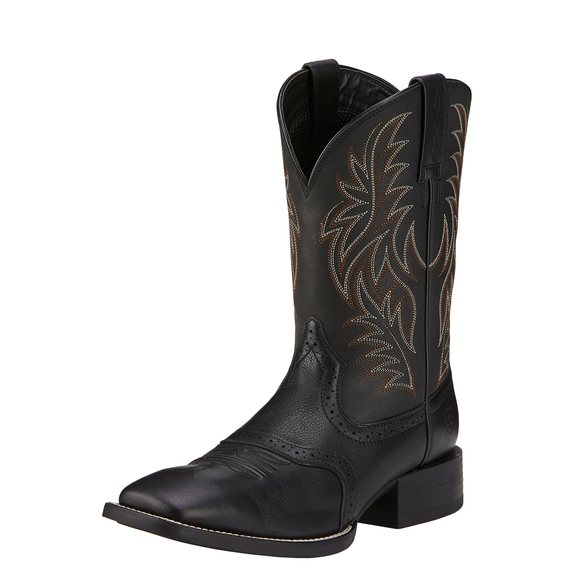 Men's Ariat Sport Western Black Deertan - 10016292