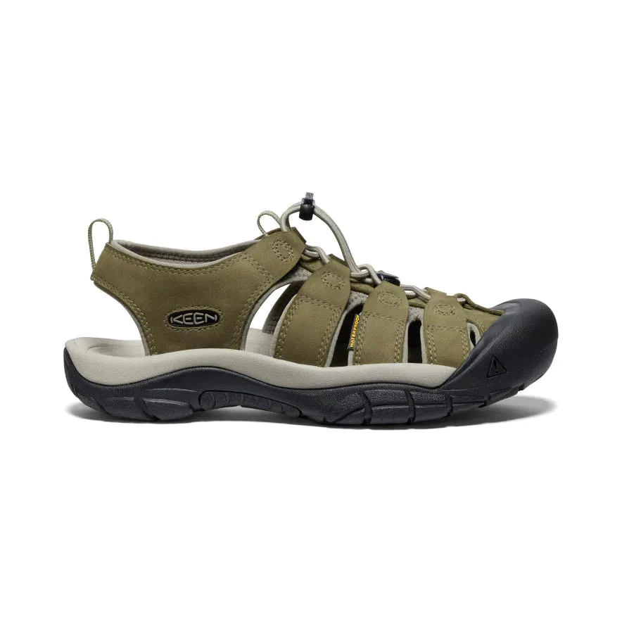 Men's Keen Newport Leather Color: Martini Olive / Brindle