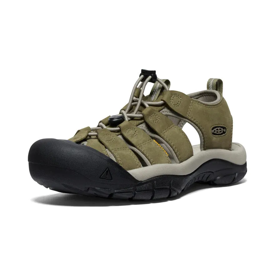 Men's Keen Newport Leather Color: Martini Olive / Brindle