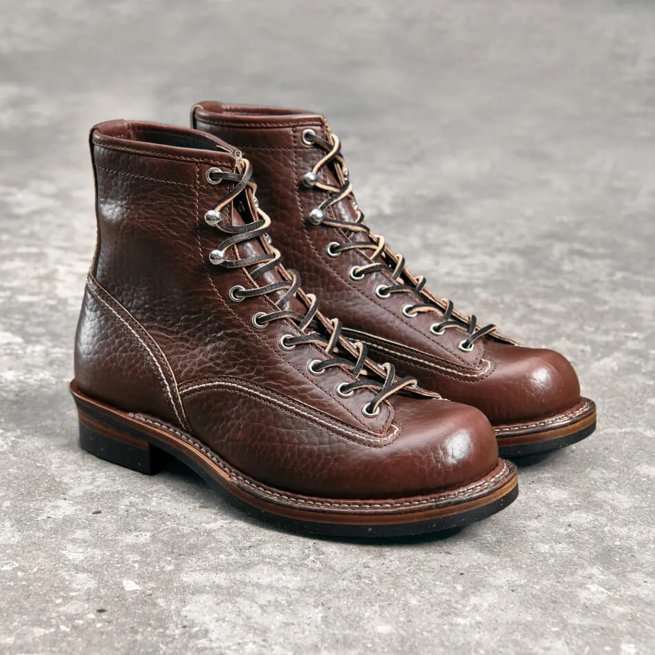 Men's Mid-Top Lace-to-Toe Boots Bison