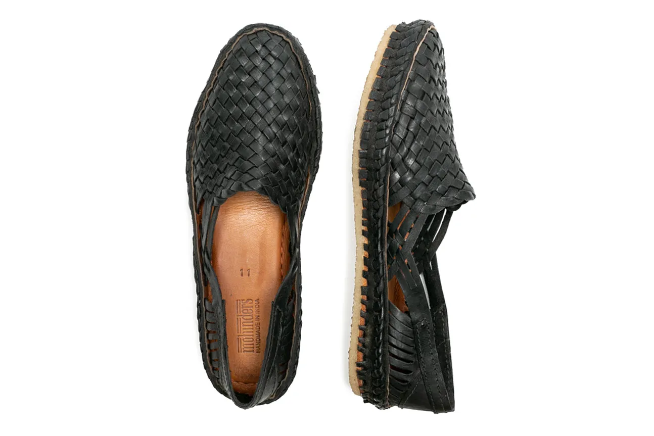 Men's Woven Shoe in Charcoal by Mohinders