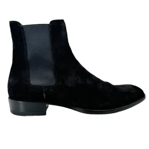 Men's Wyatt Suede Chelsea Boots Black Size EU 40 / UK 6