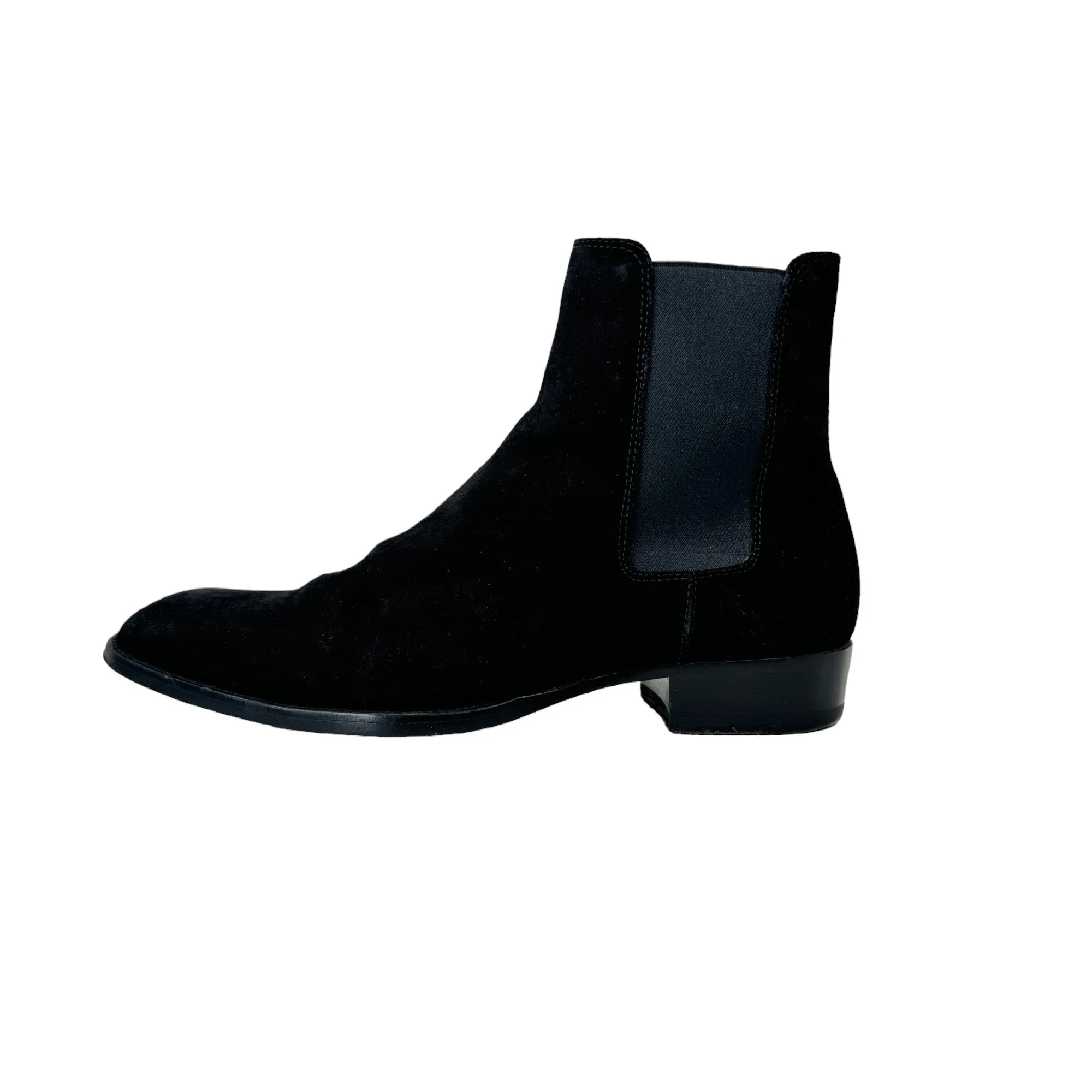 Men's Wyatt Suede Chelsea Boots Black Size EU 40 / UK 6