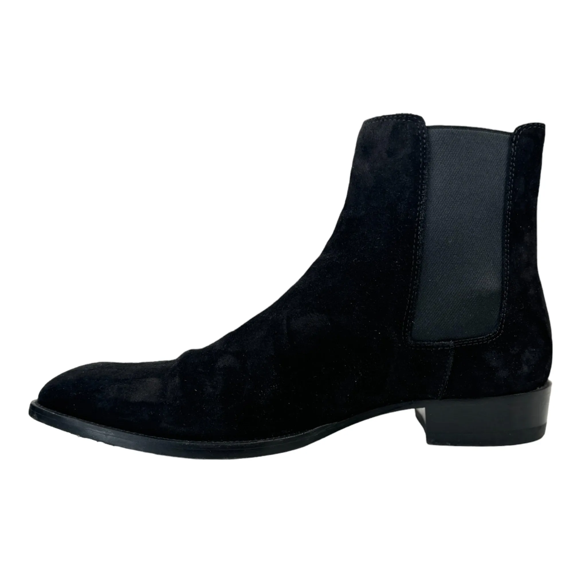 Men's Wyatt Suede Chelsea Boots Black Size EU 40 / UK 6