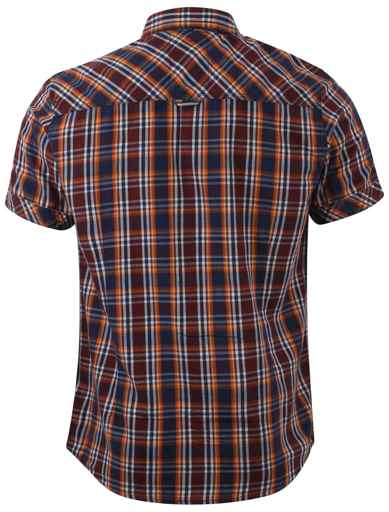 Morello Checked Shirt in Red Mahogany  - Tokyo Laundry