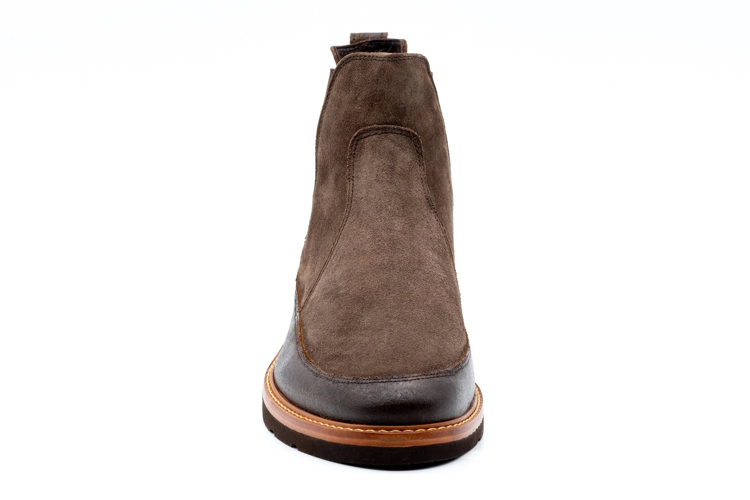 Morgan Suede Boots - Chocolate