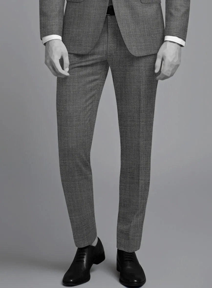 Napolean Sharkskin Gray Wool Pants