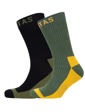 Navitas Coolmax Crew Sock Twin Pack 7-11