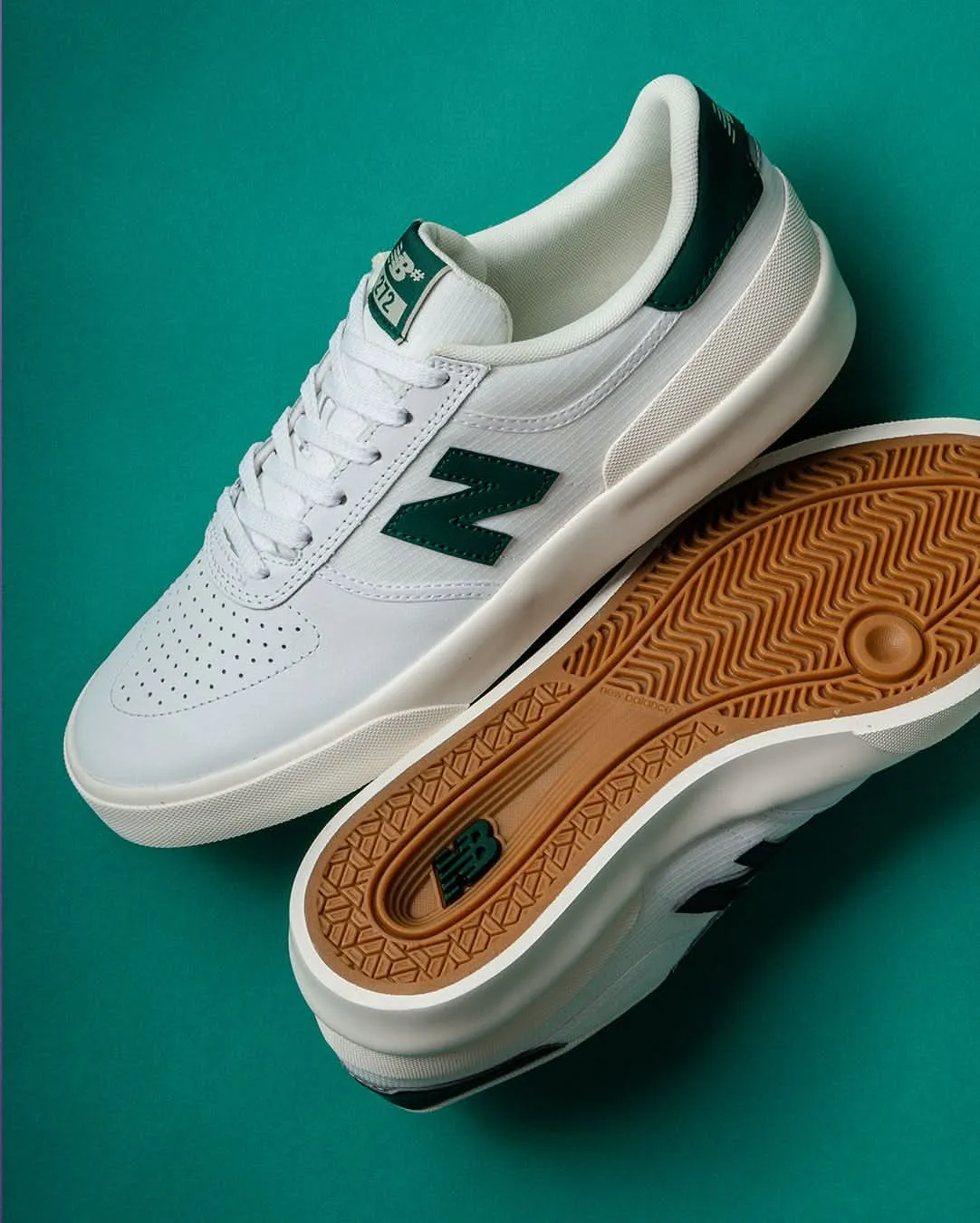 New Balance Numeric 272 Skate Shoes - White/Green