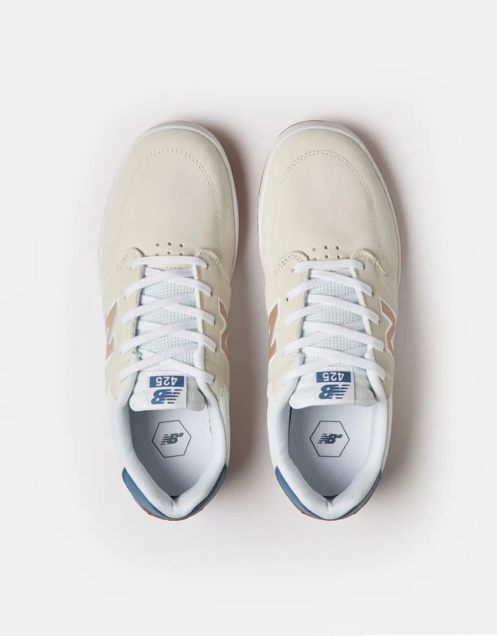 New Balance Numeric 425 Skate Shoes - Sea Salt/Tan