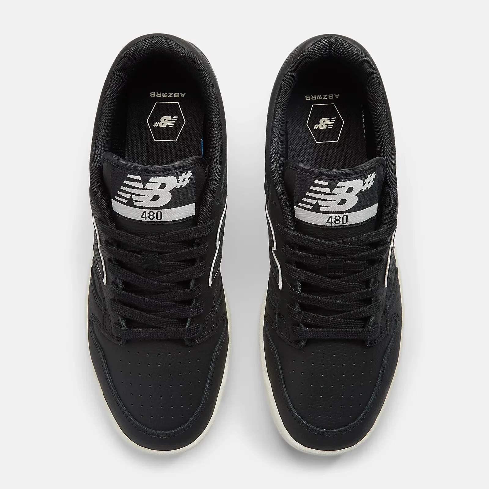 New Balance Numeric 480 Skateboard Shoes - Black With Sea Salt