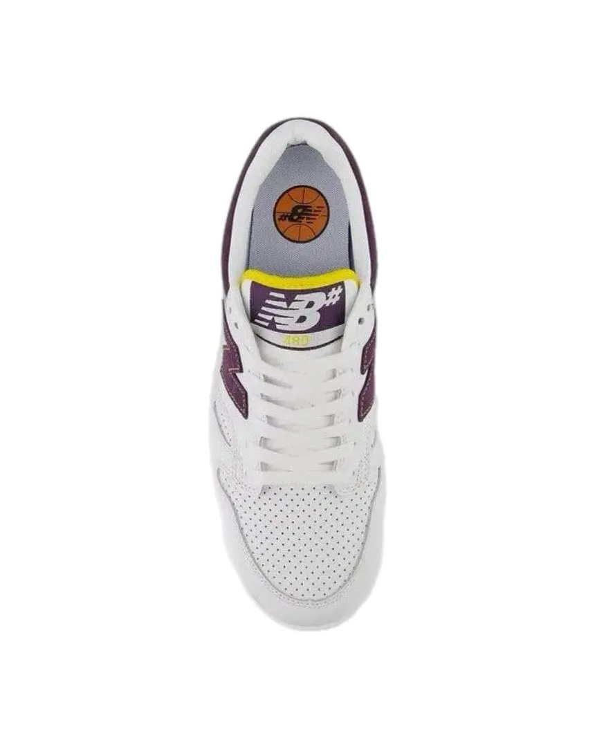 New Balance Numeric 480 - White / Purple