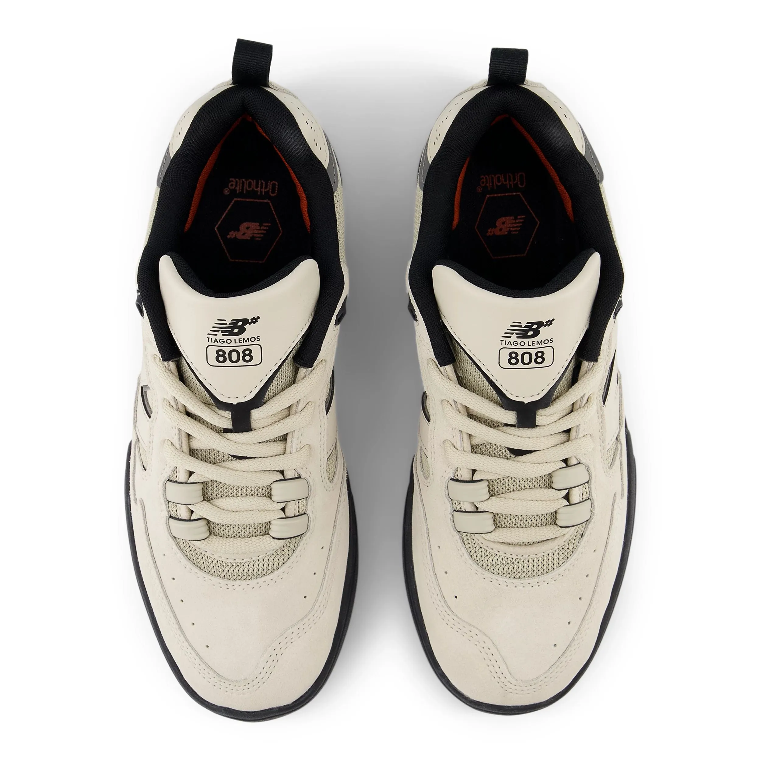 New Balance Numeric 808 Tiago Lemos Skateboard Shoe - Cream/Black