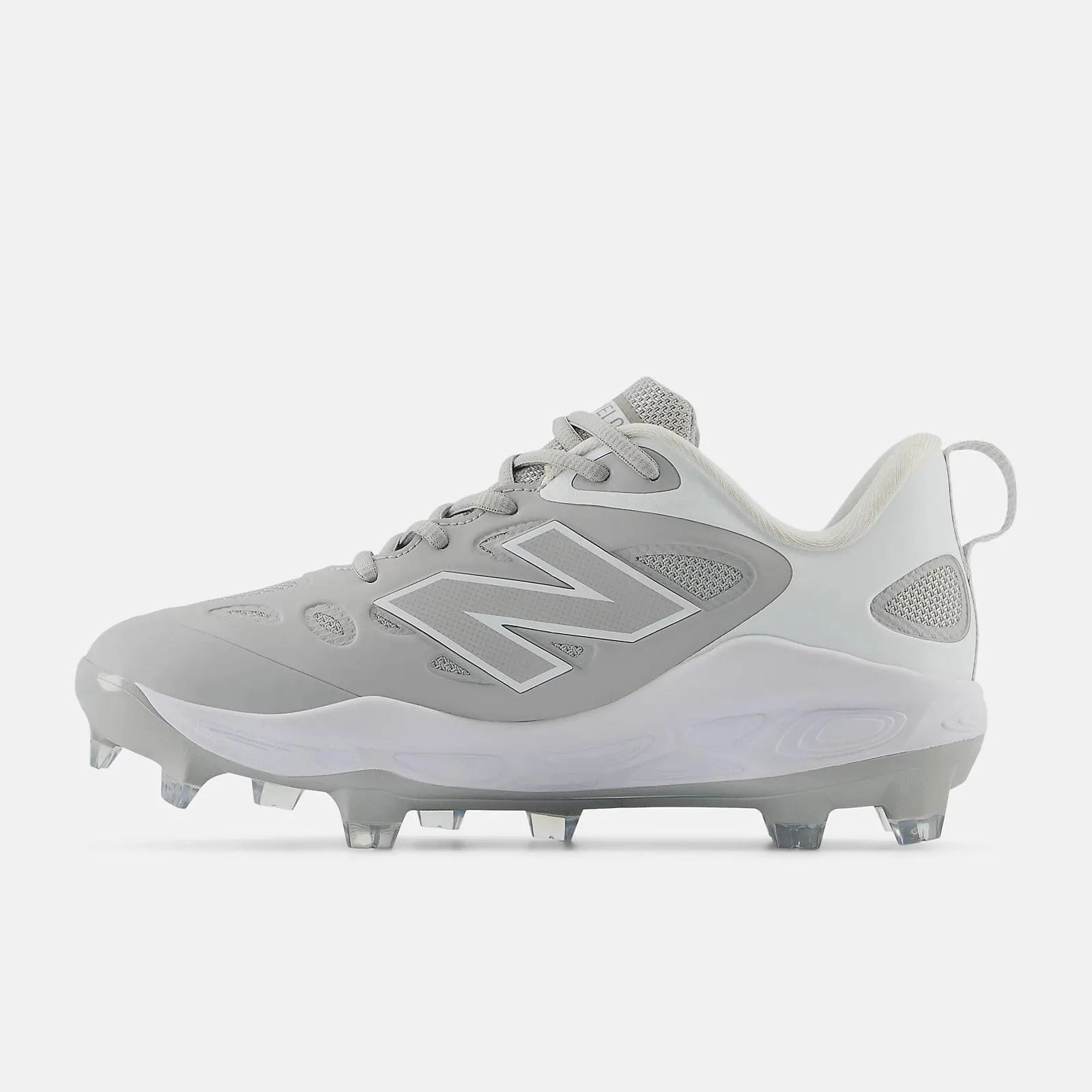 New Balance Women's Fresh Foam X Velo v4 Molded Softball Cleats - Grey SPVELOG4