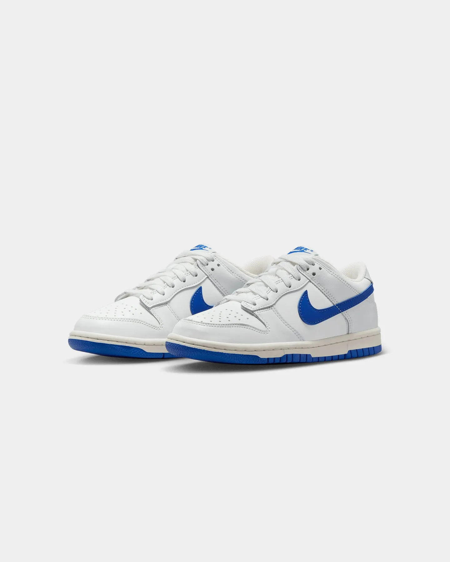 Nike Kids' Dunk Low "White Royal" (GS) Summit White/Hyper Royal