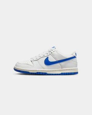 Nike Kids' Dunk Low "White Royal" (GS) Summit White/Hyper Royal