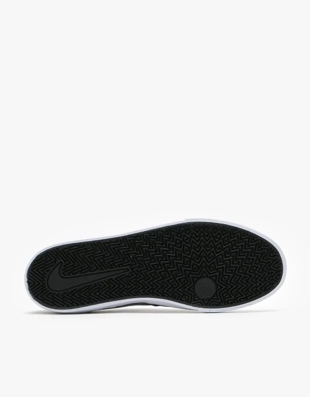 Nike SB Chron 2 Skate Shoes - Black/White-Black