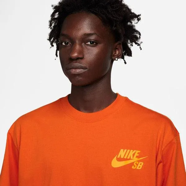 Nike SB Classic Logo Skate Tee Campfire Orange