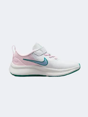 Nike Star Runner 3 Ps-Girls Running Espadrilles White/Pink