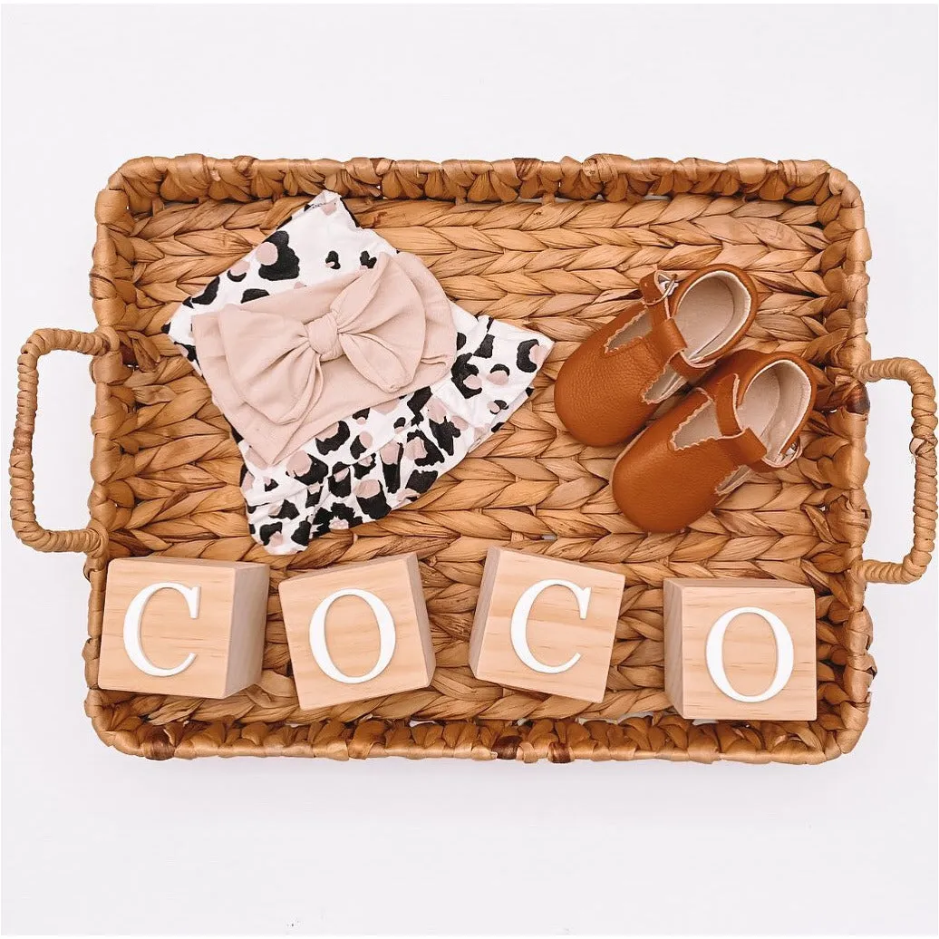 Nutmeg Wax Leather Baby Sandal