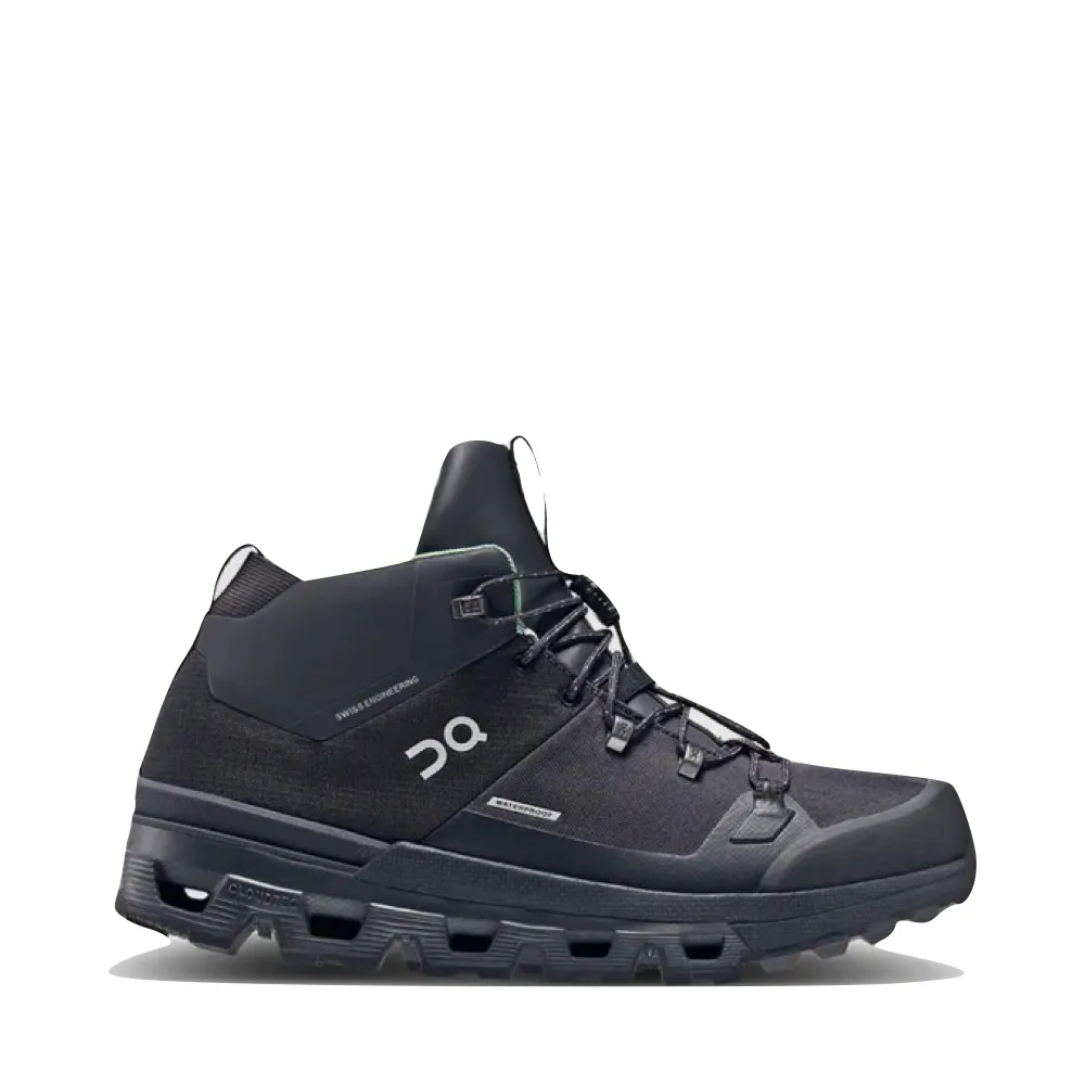 On Women's Cloudtrax Waterproof Slip On Boot in Black