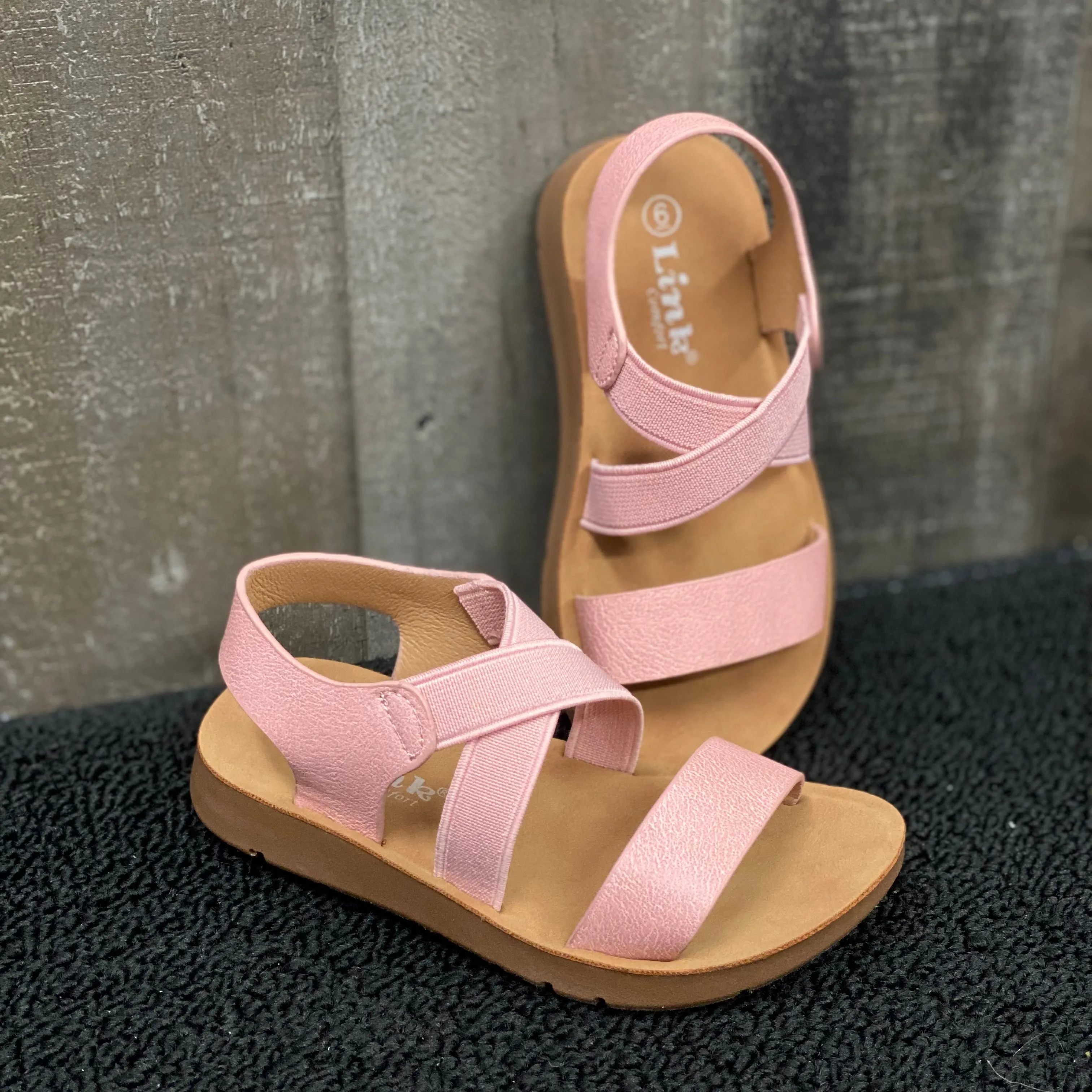 Out for a Picnic Little Kids Sandals in Pink