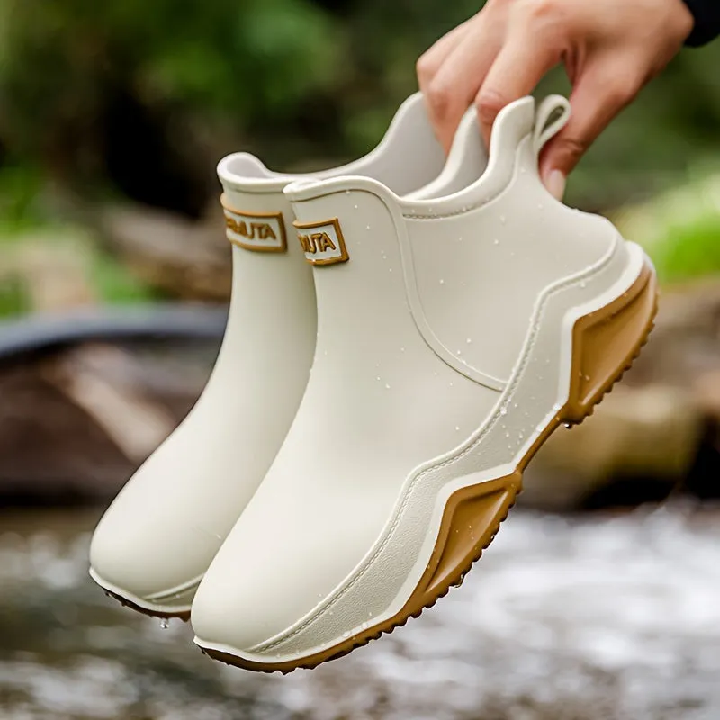 Outdoor Hiking Waterproof Shoes, Non-slip Wear-resistant Rain Boots