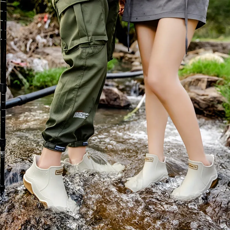 Outdoor Hiking Waterproof Shoes, Non-slip Wear-resistant Rain Boots