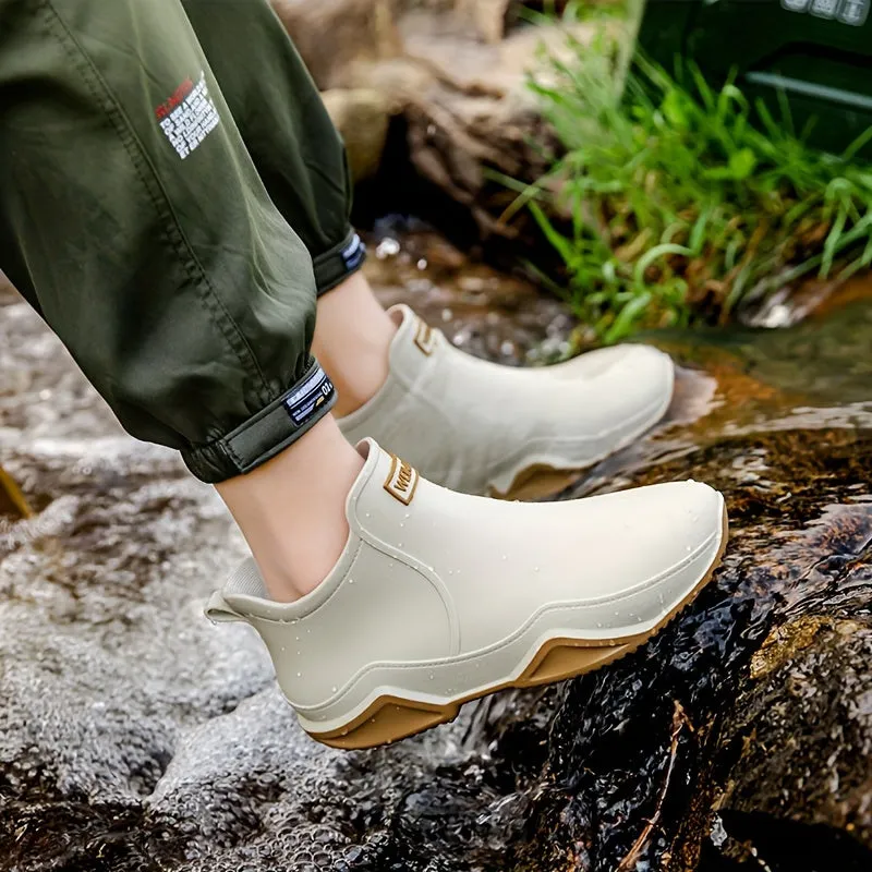 Outdoor Hiking Waterproof Shoes, Non-slip Wear-resistant Rain Boots