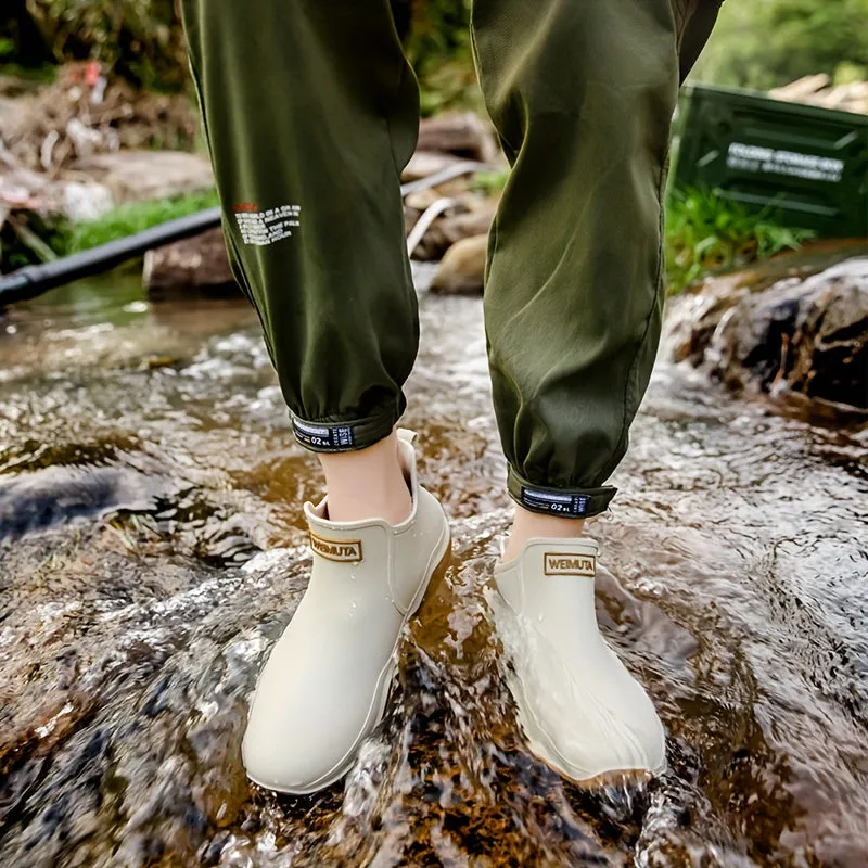 Outdoor Hiking Waterproof Shoes, Non-slip Wear-resistant Rain Boots