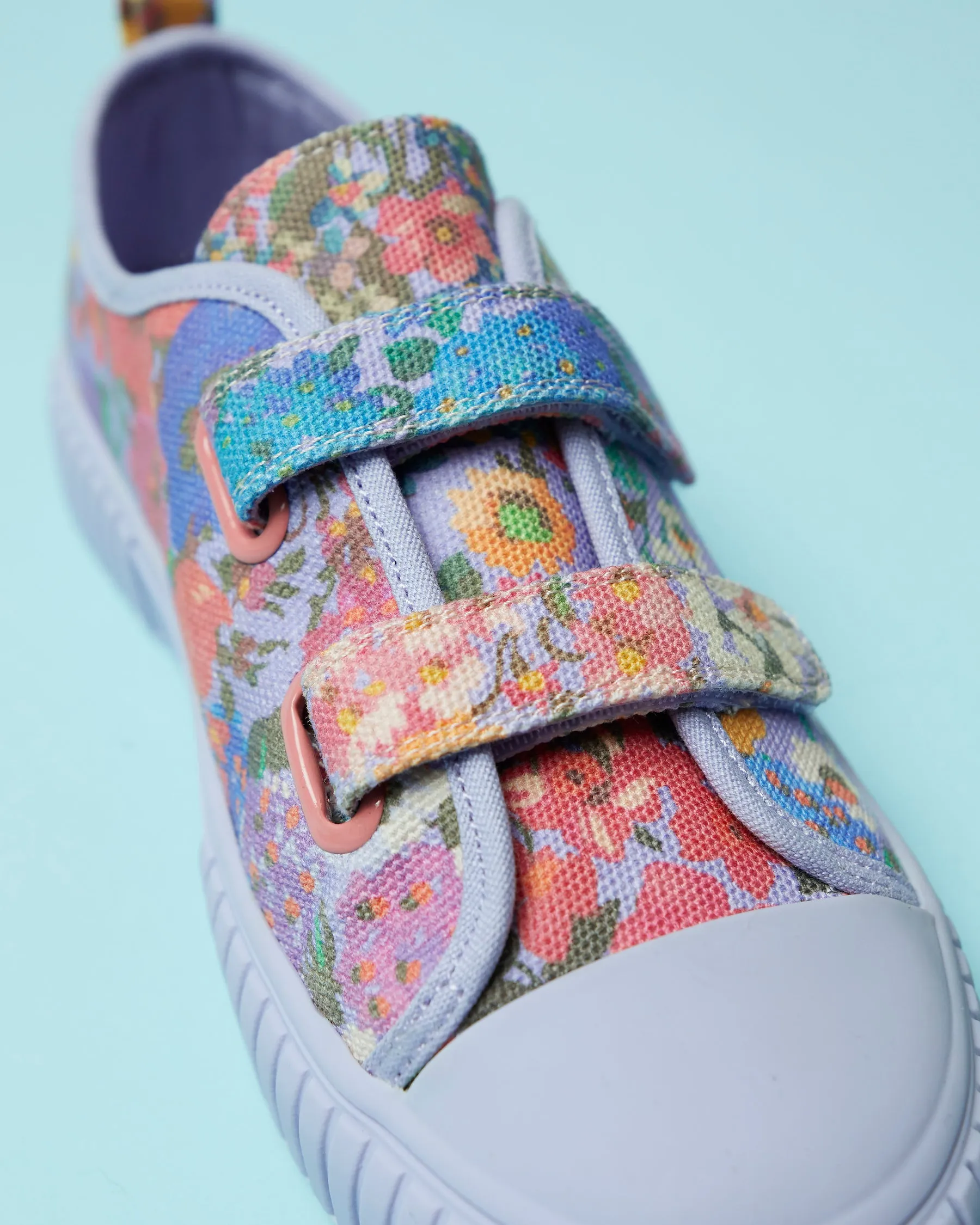 Piccolini x Kip & Co Forever Floral Lilac Low Top Sneaker