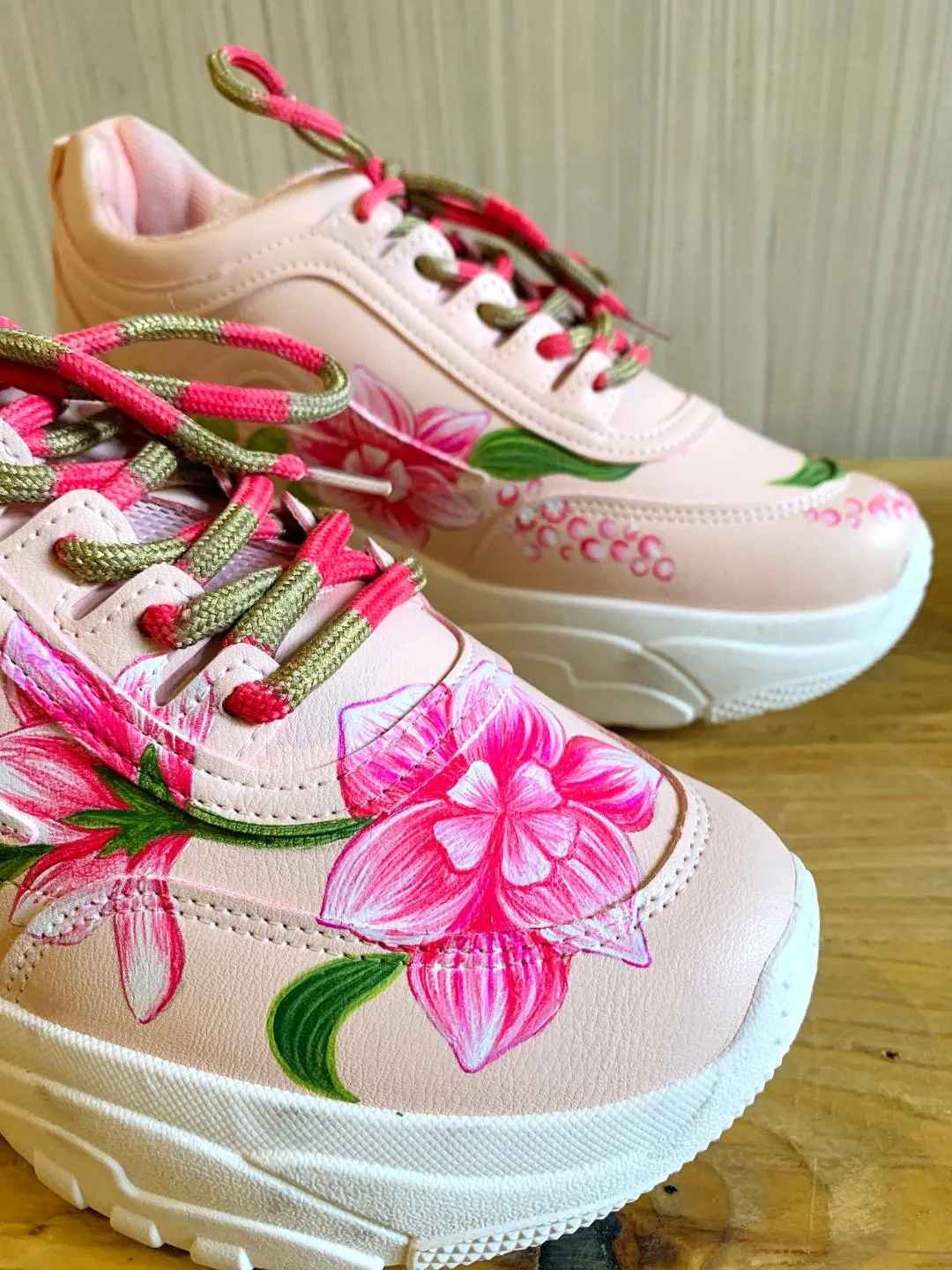 Pretty In Pink Casual Kanvas Sneakers