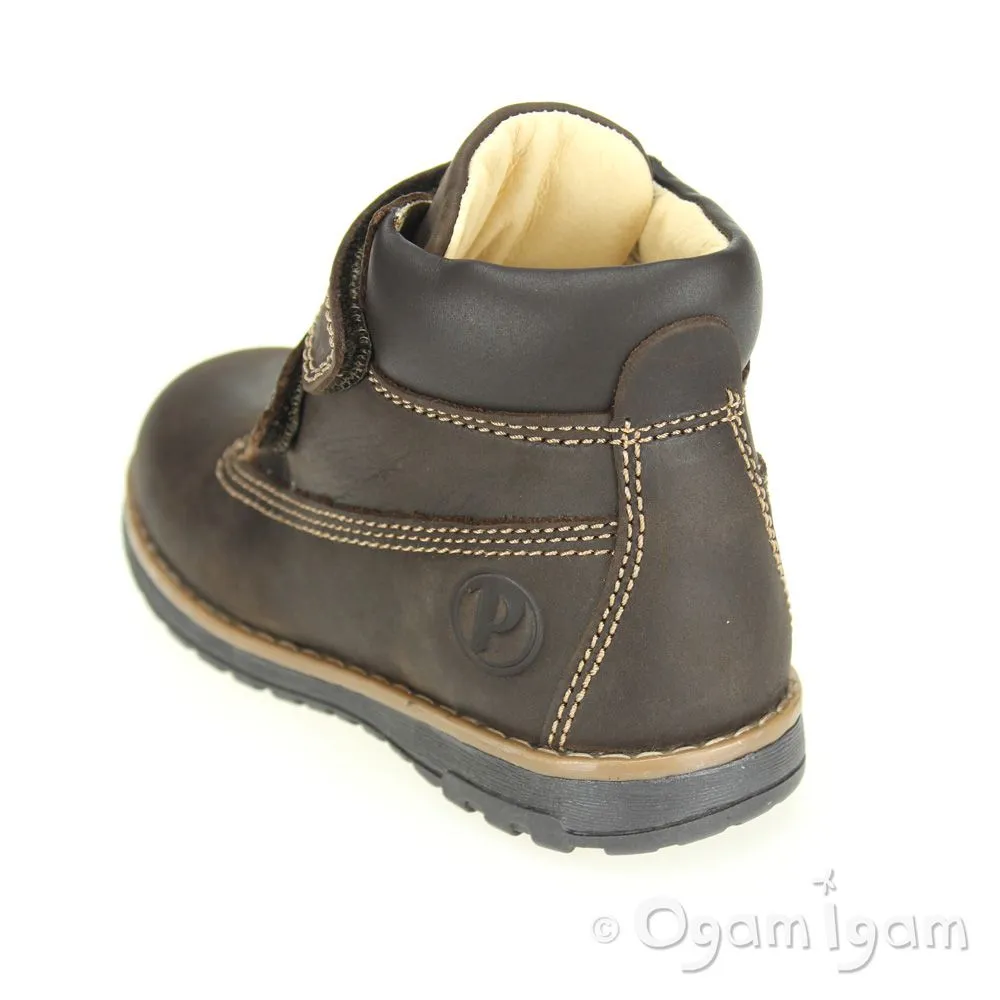 Primigi Aspy 1 Boys Marrone Scuro Dark Brown Boot