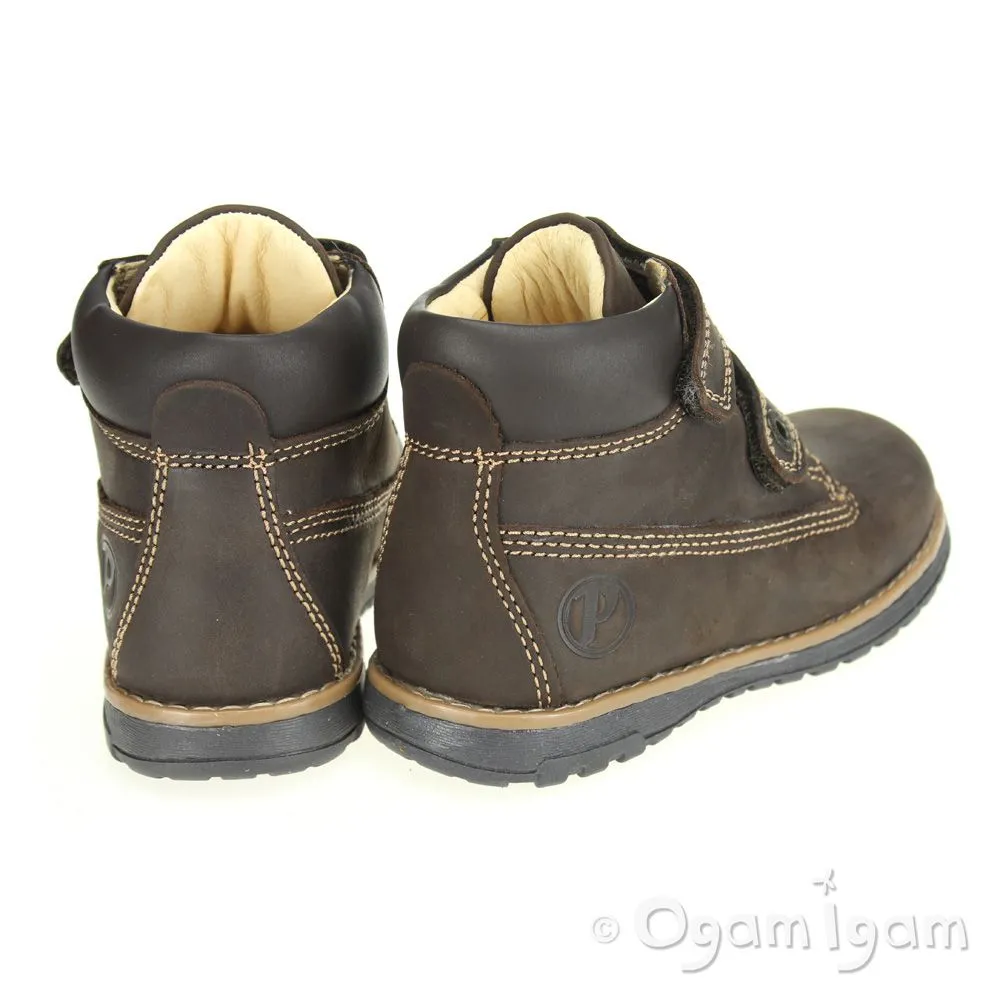 Primigi Aspy 1 Boys Marrone Scuro Dark Brown Boot