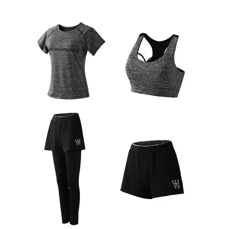 PT Sports Women Yoga Fitness  Sports Sets/ 5Pieces Sports Sets