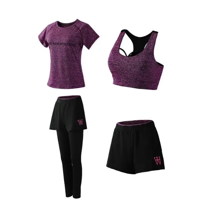 PT Sports Women Yoga Fitness  Sports Sets/ 5Pieces Sports Sets