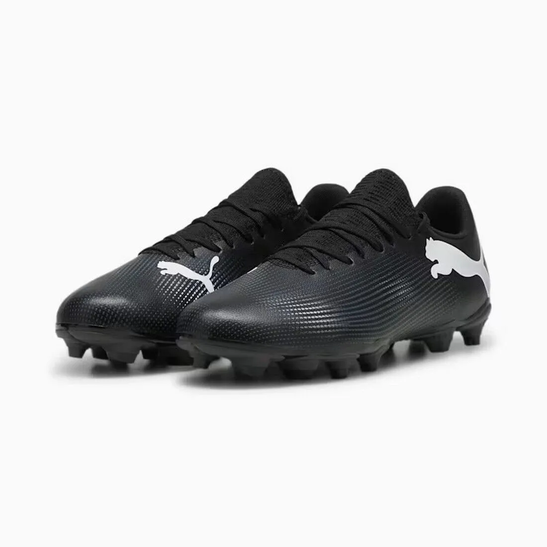 Puma Junior Football Boots Future 7 Play FG/AG Puma Black/Puma White