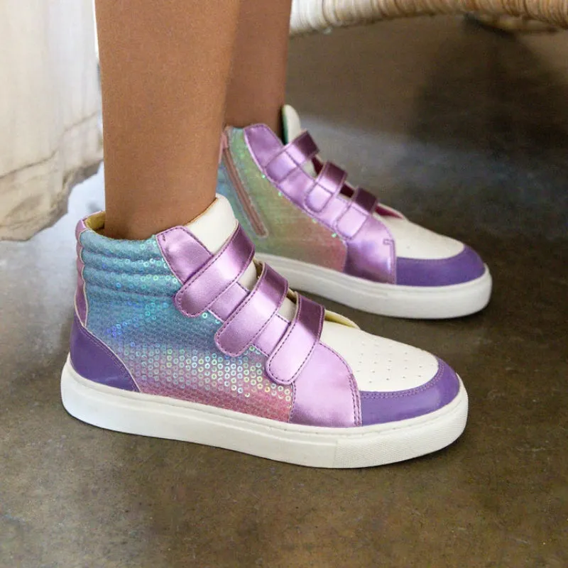 PURPLE MULTI SNEAKER