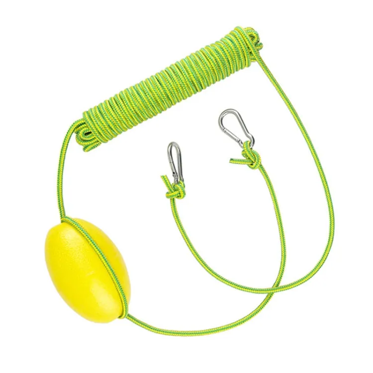 PVC Traction Drift Brake Fishing Sea Anchor, Size: 32 inch Orange With Yellow Green Rope Float