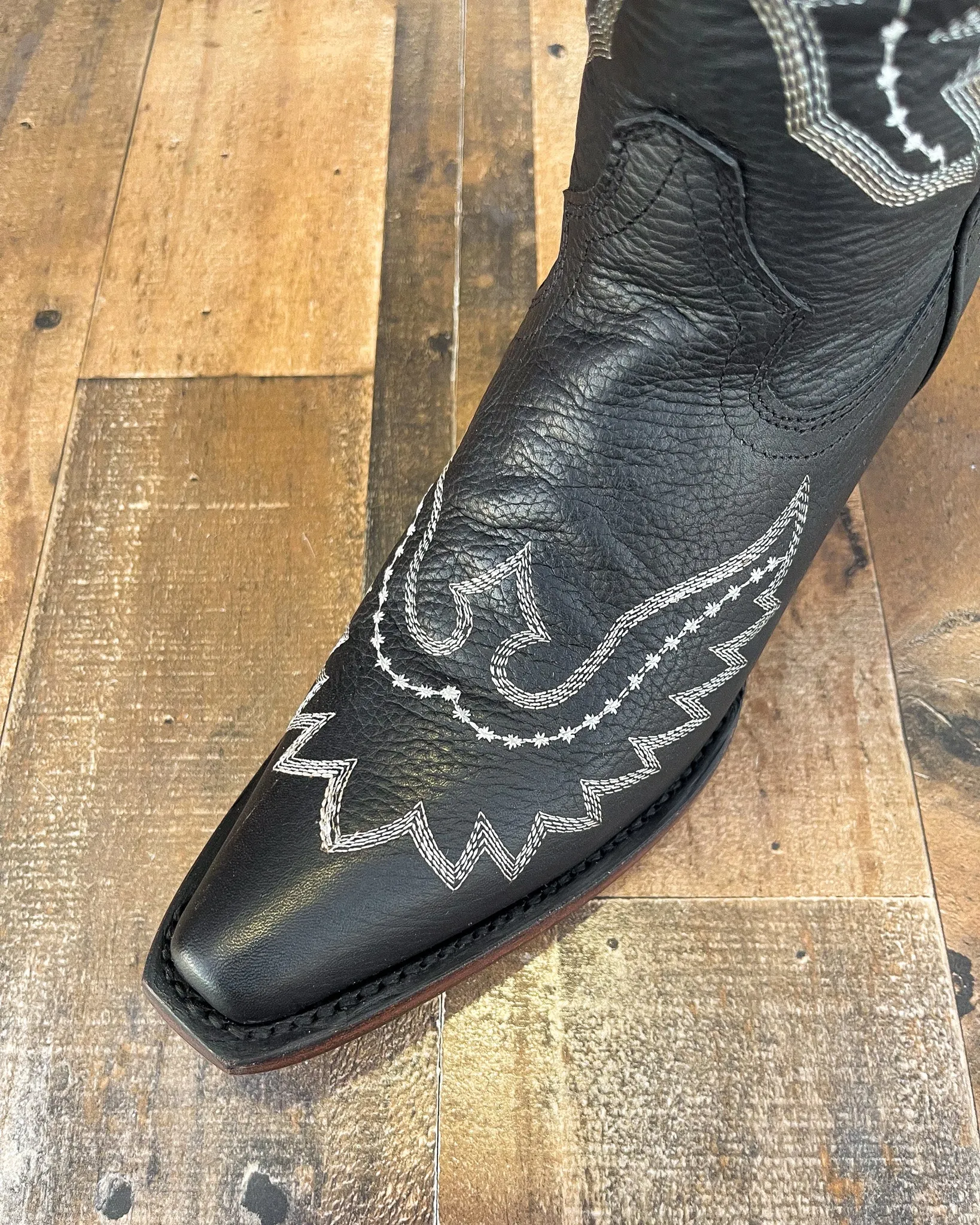 "ALICE" BLACK | WOMEN TALL COWBOY BOOTS