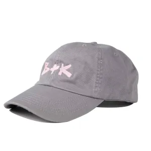 "B K" Dad Cap - Grey