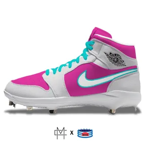 "Miami Comets Alternate" Jordan 1 Retro Cleats