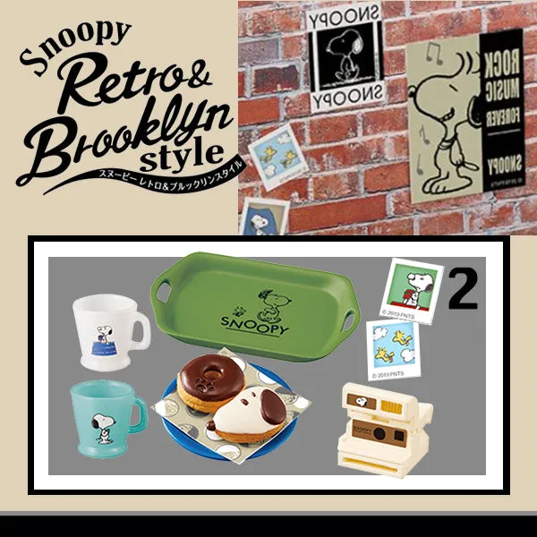 Rare 2019 Re-Ment Snoopy Retro & Brooklyn Style Full Set of 8pcs <Free Shipping>