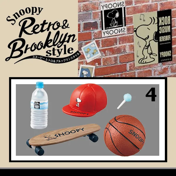 Rare 2019 Re-Ment Snoopy Retro & Brooklyn Style Full Set of 8pcs <Free Shipping>