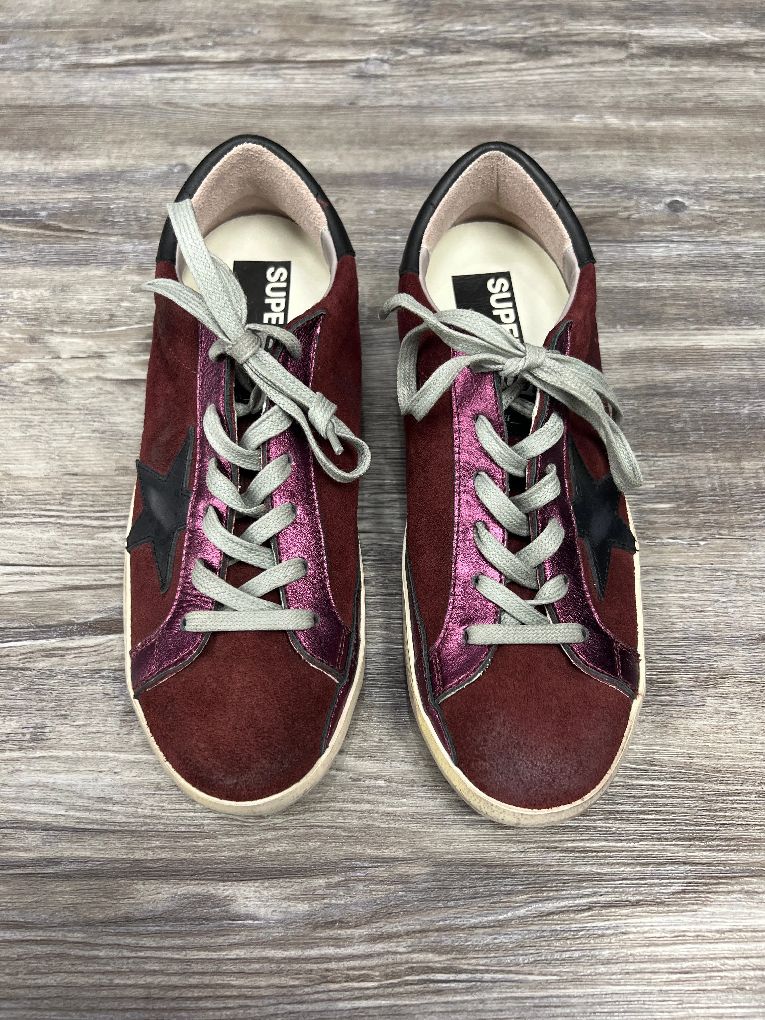 Red Shoes Sneakers Golden Goose, Size 8