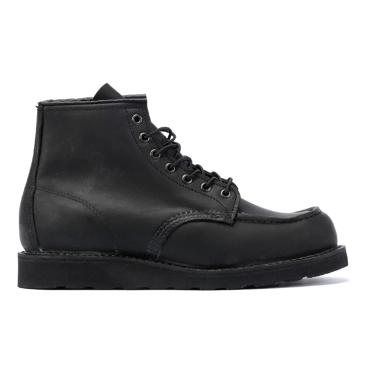 Red Wing Shoes 6 Inch Moc Classic Leather Men's Black Boots